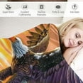 thumbnail image 3 of WYYP  Eagle Blanket for Bed Flying Eagle Fleece Throw Blanket for Women, Men Super Soft Plush Eagle Blanket Throw Eagle Throw  Blanket - Blanket White, 3 of 6