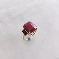 thumbnail image 3 of 14K Solid Yellow Gold Natural Ruby Statement Ring, July Birthstone, 3 of 9