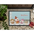 thumbnail image 3 of Carolines Treasures Merry Christmas Carolers Papillon Sable White Door Mat Indoor Rug or Outdoor Welcome Mat 24x36, 3 of 4