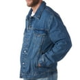 thumbnail image 5 of Alpine Swiss Derek Mens Classic Denim Jacket Casual Button Up Jean Trucker Coat, 5 of 7