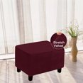 thumbnail image 4 of Reposapiés suave Sunnimix Funda protectora Estirable Vino rojo, 4 of 7