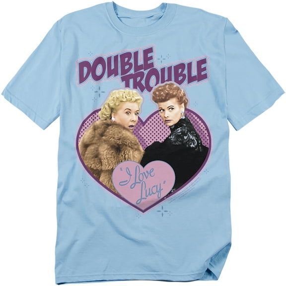 I Love Lucy T-Shirt Double Trouble Unisex Graphic Tee For Men & Women
