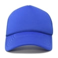thumbnail image 3 of DALIX Solid Blank Trucker Hats Caps (2 for 1 Deal) in Royal Blue, 3 of 7