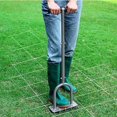 thumbnail image 6 of Lawn Aerator Spike Metal Manual Dethatching Soil Aerating Lawn with 15 Iron Spikes, Pre-Assembled Grass Plug Aerator Tools for Yard, Lawn Aeration, Garden Tool, Revives Lawn Health, Patented, 6 of 8
