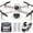 Gray, variant on Foldable GPS Drone Built-in LCD Screen on Remote, Wefone L106 Drones with Camera for Adults 4K, Lightweight, Under 249g, 2 Batteries, Gray