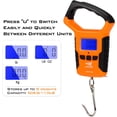 thumbnail image 7 of KastKing Fish Scale, Water Resistant Digital Scale with Ruler, 110lb Capacity, Dual Mode – Pounds/Ounces & Kilograms, Light, Strong ABS Frame, Non-Slip Handle, Retractable 38 inch Tape Measure, 7 of 7