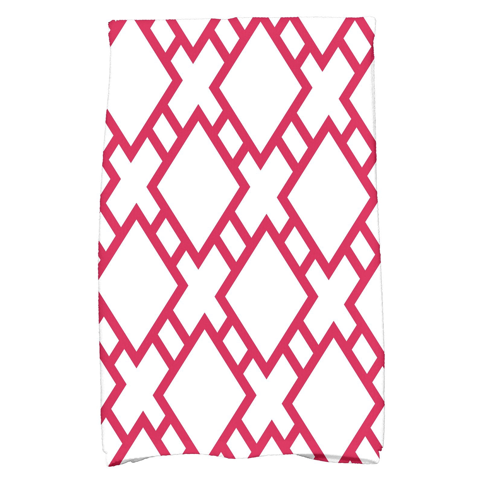 Simply Daisy, 18" x 30" inch, Square in St. Louis Geometric Print Hand Towel, Yellow