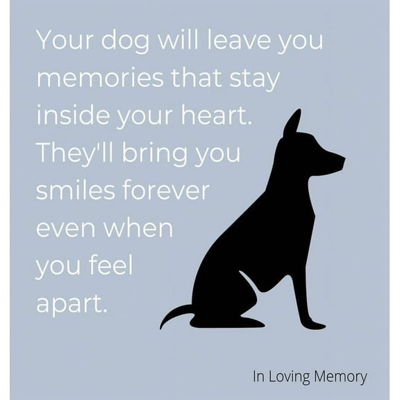 Condolence book for dogs (hardback cover), (Hardcover)