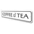 thumbnail image 4 of Coffee & Tea Novelty Sign, Metal Wall Decor - 4x18 inches, 4 of 4