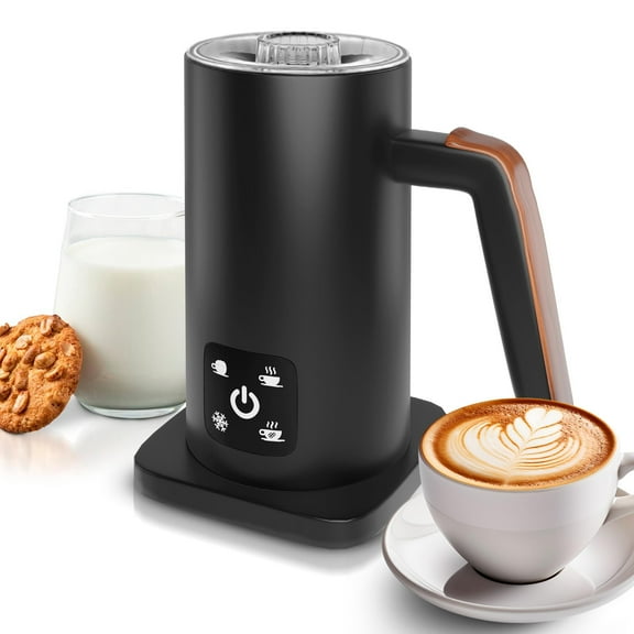 Black Electric Automatic Milk Frother and Steamer