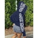 thumbnail image 5 of Zip Up Loose Hooded Sports Sweatshirts,Letter Graphic Y2k Style Long Sleeve Top Solid Color Hoodie Jacket,Women's Sporty Sweatshirts, 5 of 5