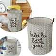 thumbnail image 1 of Hearth & Gear Patterned Laundry Hamper Without Lid Lightweight With Modern Design Breathable Open Top For Bedroom Bathroom Or Laundry Room Use Wall Mount Hamper Closet Hampers for Laundry Large with, 1 of 5