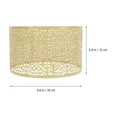 thumbnail image 2 of unbranded 1Ud Cubierta Para De Y Pared En Metal Dorado Con Hollow Chic, 2 of 6