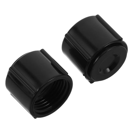BESTYASH 2-Pack RV Low Point Drain Caps Plastic Seals for Camper and Travel Trailer Plumbing Replacement