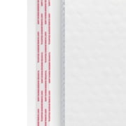 Duck Max Strength Self-Sealing Poly Bubble Mailer #0, 6 x 9, Solid White, 25 Pack