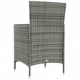 thumbnail image 5 of vidaXL Patio Chairs ll Weather Dining Single Chair with Cushions Poly Rattan, 5 of 6