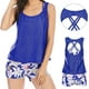 thumbnail image 1 of MKLEKYY Trajes De Baño Mujer Curvy Women Tankini Swimsuits For Women 3 Piece Bathing Suits Swim Tank Top With Boy Shorts And Bra Swimwear, 1 of 4