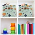 thumbnail image 6 of Yayeee Canvas Storage Basket with Handles for Shelves Fabric Bins Closet Organizer, Space Patterns, 6 of 8