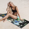 thumbnail image 5 of Lsque Bluey Pattern Microfiber Bath Beach Towel Silver Fox Velvet Beach Towel Oversized Quick Dry Absorbent for Pool Swimming Bathroom 27.5x55in, 5 of 5