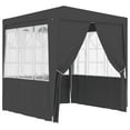 thumbnail image 6 of vidaXL Party Tent Outdoor Canopy Tent Professional Patio Gazebo with Sidewalls, 6 of 77