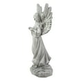 thumbnail image 4 of Northlight 13" Weathered Gray Serene Angel with Dove Outdoor Garden Statue, 4 of 5