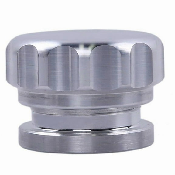 2 Inch 51mm Aluminum Alloy Welded Auto Modified Fuel Tank Cap Silver