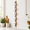 Brown-1, variant on White 1 Wall-Mounted Narrow Space Coffee Mug Rack Storage Holder