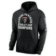 thumbnail image 2 of Men's Fanatics Black Florida Panthers Two-Time Stanley Cup Champions Conquest Pullover Hoodie, 2 of 7