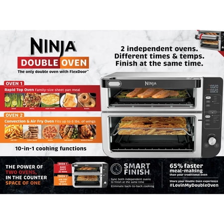 Ninja 10-in-1 Double Oven DCT400 Air Fry & Convection - Image 8