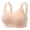 Khaki, variant on Comfortable Large Size Gathered Underwear Anti Sagging Back Without Ring To Collect Breasts Running