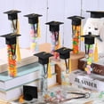 thumbnail image 3 of 2026 Graduation Party Supplies (50 Sets), DIY Clear Candy Jars with Felt Grad Caps, Perfect Table Centerpieces for Chocolates, Mints & Money Gifts, 3 of 7