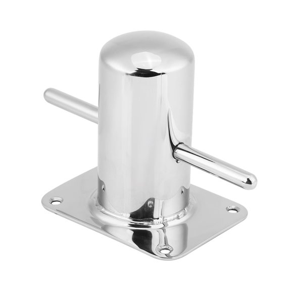 Boat Bollard, Stainless Steel Boat Samson Post Cross Bollard Mooring Bit, Silver Marine Cross Bollard Fit, Bitt for Marine Yacht for Marine Yacht 120mm/90mm