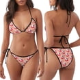 thumbnail image 3 of Disketp Bunny And Strawberry para Bañador de Dos Piezas para Mujer, Bikini Sexy Halter String, Conjunto de Bikini en Triángulo, 3 of 6