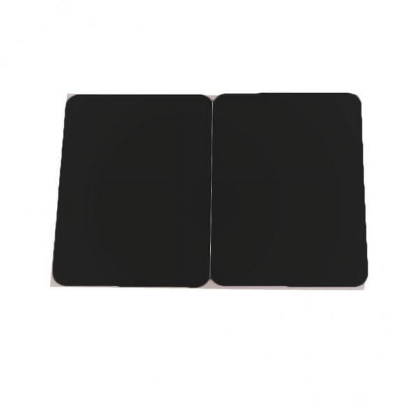 Fundas para reposamuñecas Strade Fareast Limited con protector de trackpad para teclado color negro 2 piezas