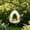 White, variant on Bird House Hanging Egg Pod Feeder Outdoor Decorative Bird Shelter, Easy Clean Durable Hanging Design, Wildlife Attraction Feeding Station For Garden Balcony Patio Bird Watching Lovers