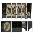 thumbnail image 4 of Bgsha Mini Room Divider Folding Peacock Screens Mini Room Divider Wall Panel, Freestanding Multifunction Partition Room Dividers for Room Separation Mini 6 Panel Wall Divider Screen Commemorative, 4 of 10