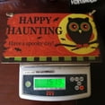 thumbnail image 4 of Letrero Colgante de Happy Haunting, Letreros de Halloween, Tablero Colgante para Habitación, Oficina, Decoración SM SunniMix Happy Haunting Hanging Sign, 4 of 8
