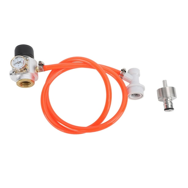 Kit de manguera adaptadora para refrescos con manómetro G1/2. Medición de presión para máquina de refrescos. Manómetro para máquina de agua.