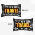 thumbnail image 4 of EasygdpTravel Polyester Fiber Double-Sided Pillowcase,Super Soft,Comfortable And Luxurious Pillowcase,Not Easy To Break Or Deform- 16"X24", 4 of 9