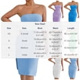 thumbnail image 3 of DYTTDG Women's Strapless Backless Slim Dress | Solid Color Sleeveless Summer Bodycon Dress for Evening, Party & Special Occasion, 3 of 7