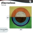 thumbnail image 4 of Stupell Industries Modern Balanced Circle Symmetry Canvas Art, 36 x 36, by Matthew Finger, 4 of 8