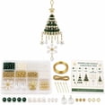thumbnail image 2 of DIY Beaded Christmas Tree Kit with Pre-Sorted Beads and Rings for Home Craft Decoration, Creative Christmas Ornament Making Kit for Adults and Family Holiday Craft Project Ideas for Beginners, 2 of 3