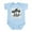 Sky Blue, variant on CafePress - Mushrooms Infant Bodysuit - Baby Light Bodysuit, Size Newborn - 24 Months
