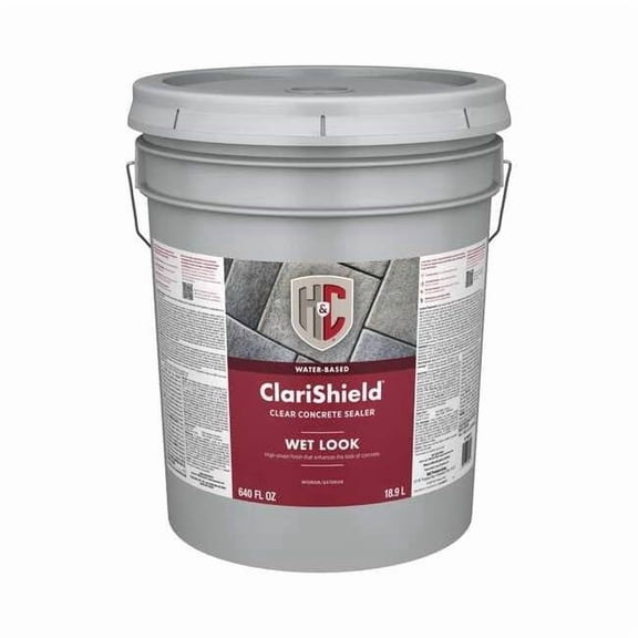 Concrete Dustproofer Floor Sealer, Gloss Finish, Clear, Water Base