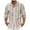 Brown@GC@, variant on CONZONE Mens Buttons Down Shirts Long Sleeve Shirts for Men Trendy Striped Lapel Soft Lightweight Tops