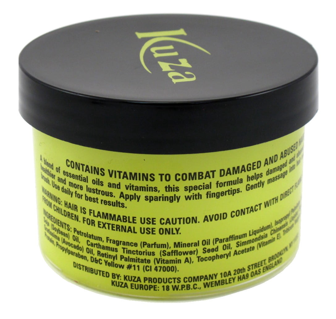 Kuza Hair Food With Vitamins A And E 8oz (Pack of 3)