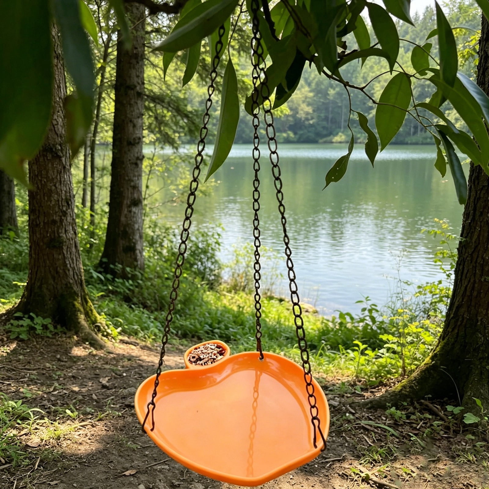UJMNHYGT Hanging Bird Bath, Hanging Birdbath Bird Feeder for Outdoors, Birds Water Wild Feeders Tray Bowl Accessories with Bird Baths Bowls for Garden Balcony Decoration