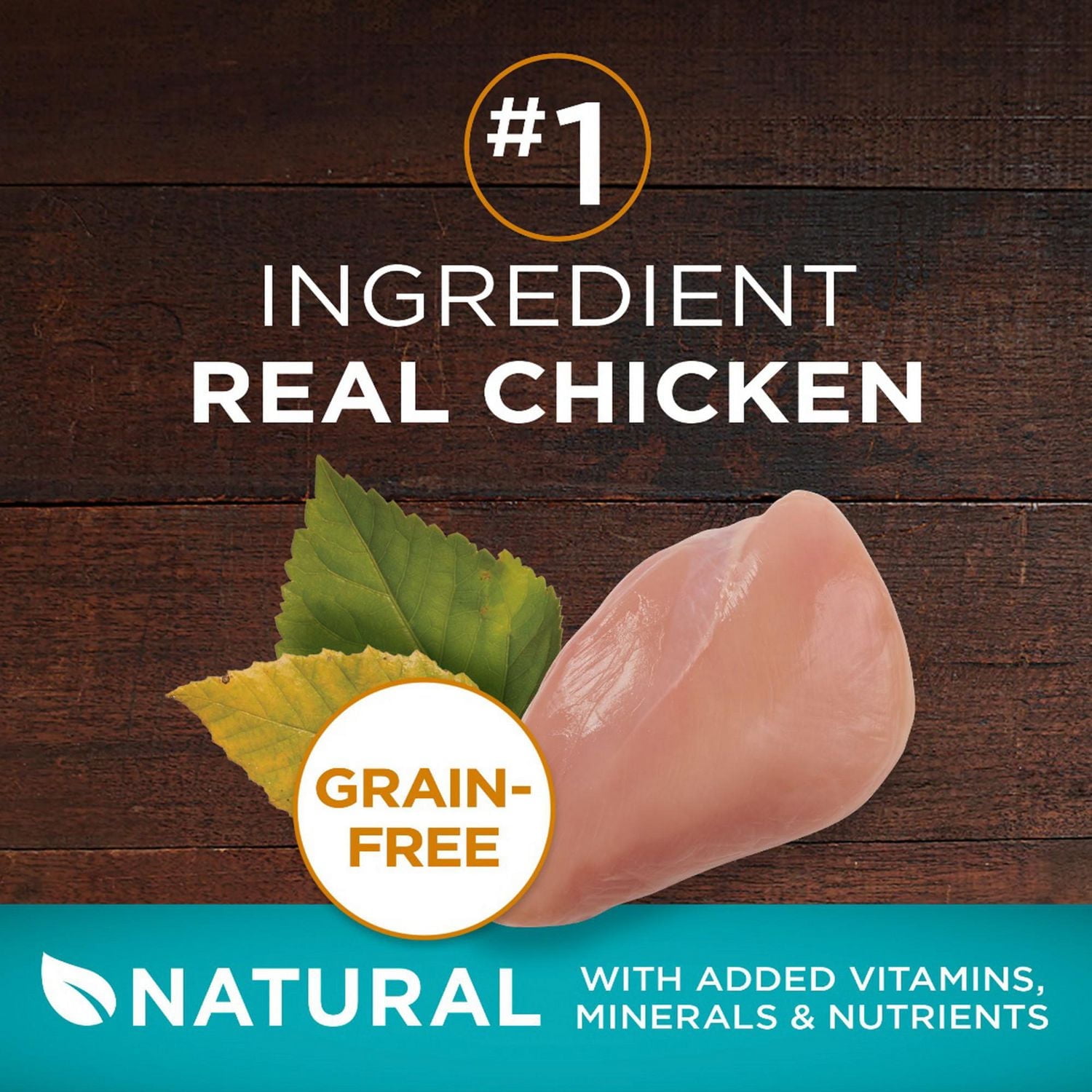 Purina ONE True Instinct Grain Free Chicken, Dry Cat Food 1.45kg