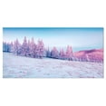 thumbnail image 2 of Winter Sunrise in Mountains - Landscape Photography Canvas Print, 2 of 3
