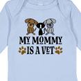 thumbnail image 4 of Inktastic Veterinarian Mommy is a Vet Boys or Girls Long Sleeve Baby Bodysuit, 4 of 5